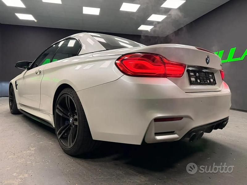 Usata BMW M4 Cabriolet Comfort Edition 450 CV (330 kW) 2018 Bianco Cabrio