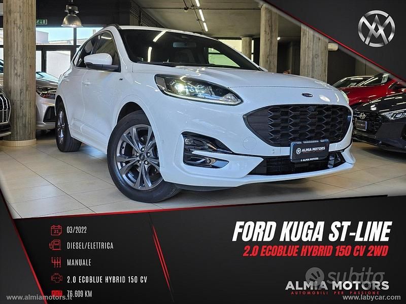 Usata Ford Kuga ST 150 CV (110 kW) 2022 Bianco SUV