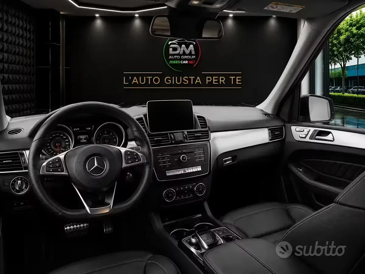 Usata Mercedes GLE350 Exclusive 258 CV (189 kW) 2016 Blu SUV