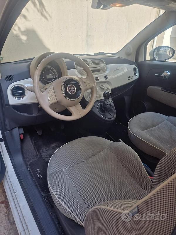 Usata Fiat 500 2008 Bianco Utilitaria