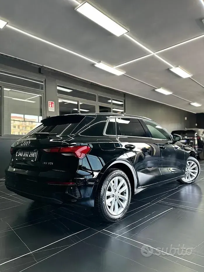Usata Audi A3 Advanced 150 CV (110 kW) 2021 Nero Berlina