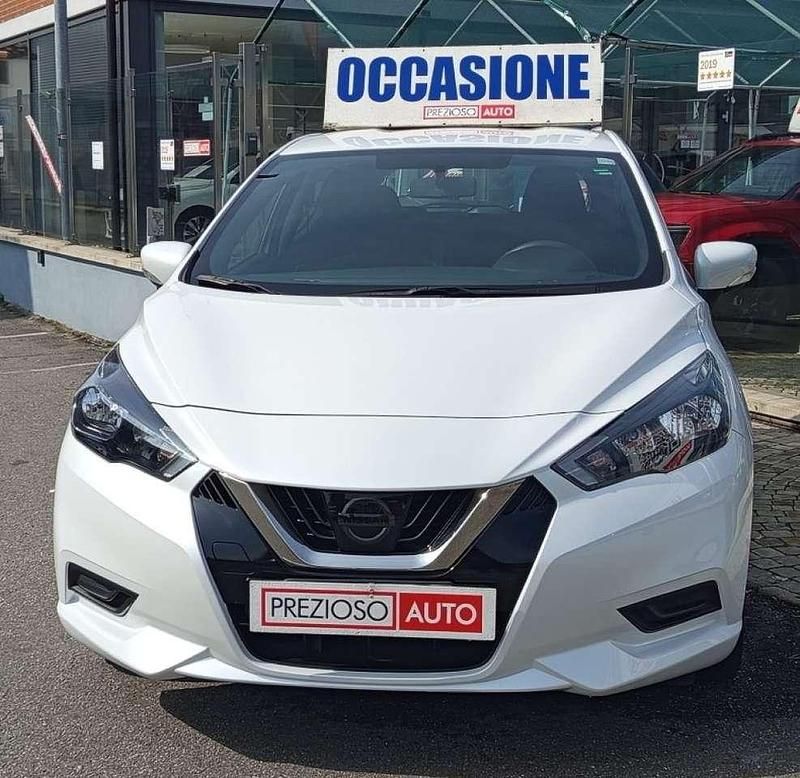 Usata Nissan Micra Acenta 101 CV (74 kW) 2021 Bianco madreperla Utilitaria