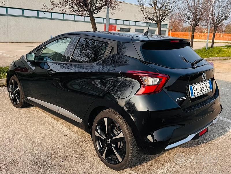 Usata Nissan Micra 90 CV (66 kW) 2017 Nero Utilitaria
