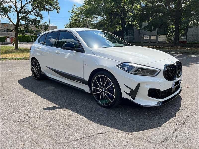 Usata BMW M135 M Performance 306 CV (225 kW) 2021 Bianco Utilitaria