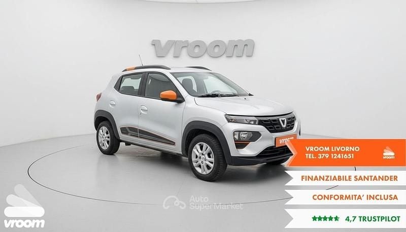 Usata Dacia Spring Comfort Plus 33 kW (45 CV) 2021 Grigio Utilitaria