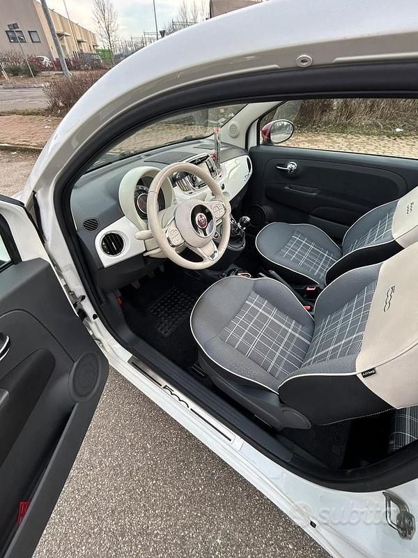 Usata Fiat 500C Lounge 2016 Bianco Cabrio