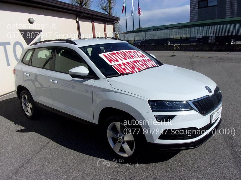 Usata Skoda Karoq Executive 116 CV (85 kW) 2019 Bianco SUV