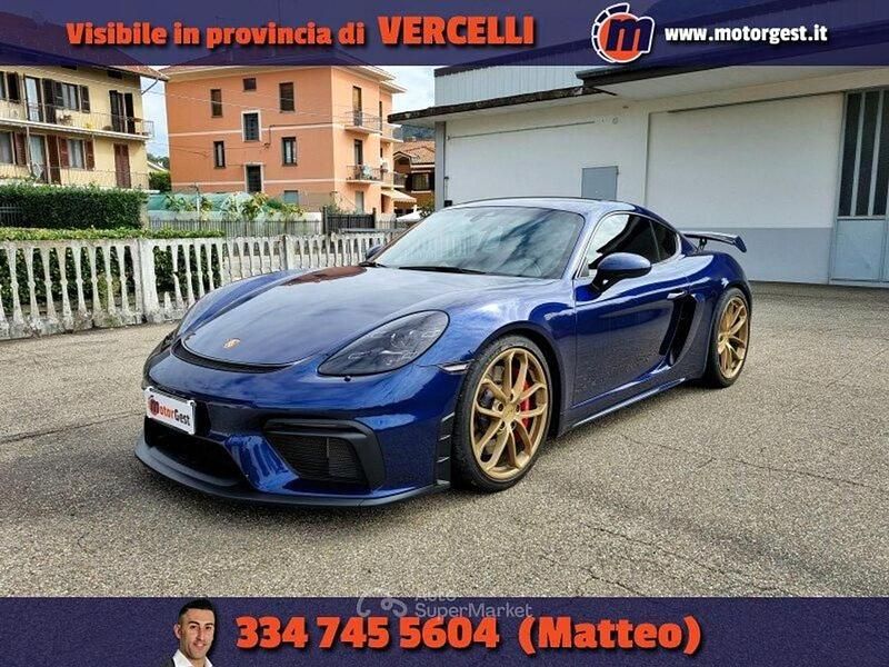 Usata Porsche 718 Cayman 420 CV (308 kW) 2021 Blu genziana Coupé