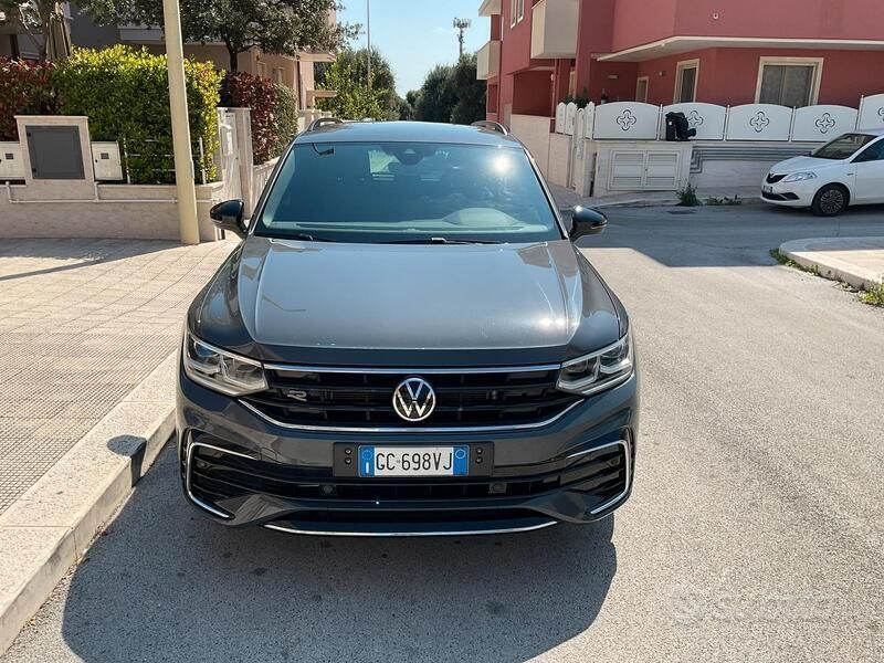 Usata VW Tiguan R-line 150 CV (110 kW) 2020 Grigio SUV