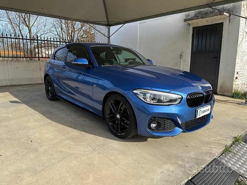 Usata BMW 116 M Sport 116 CV (85 kW) 2017 Blu Utilitaria