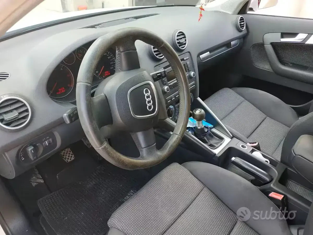 Usata Audi A3 140 CV (102 kW) 2008 Bianco Utilitaria