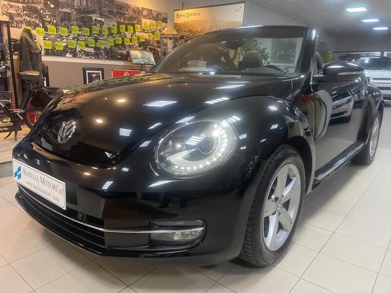 Usata VW Beetle Cabriolet Sportline 150 CV (110 kW) 2015 Nero Cabrio