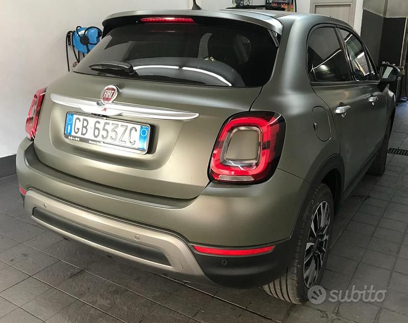 Usata Fiat 500X Cross 150 CV (110 kW) 2020 Verde SUV