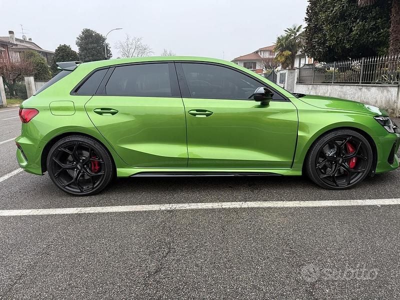 Usata Audi RS3 400 CV (294 kW) 2024 Verde Berlina