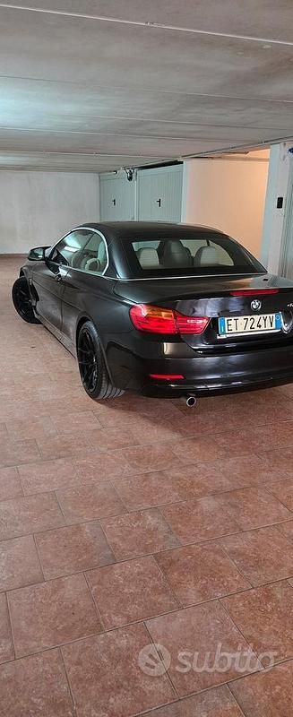 Usata BMW 420 184 CV (135 kW) 2014 Nero Cabrio