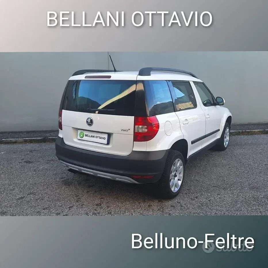 Usata Skoda Yeti Adventure 110 CV (80 kW) 2011 Bianco SUV
