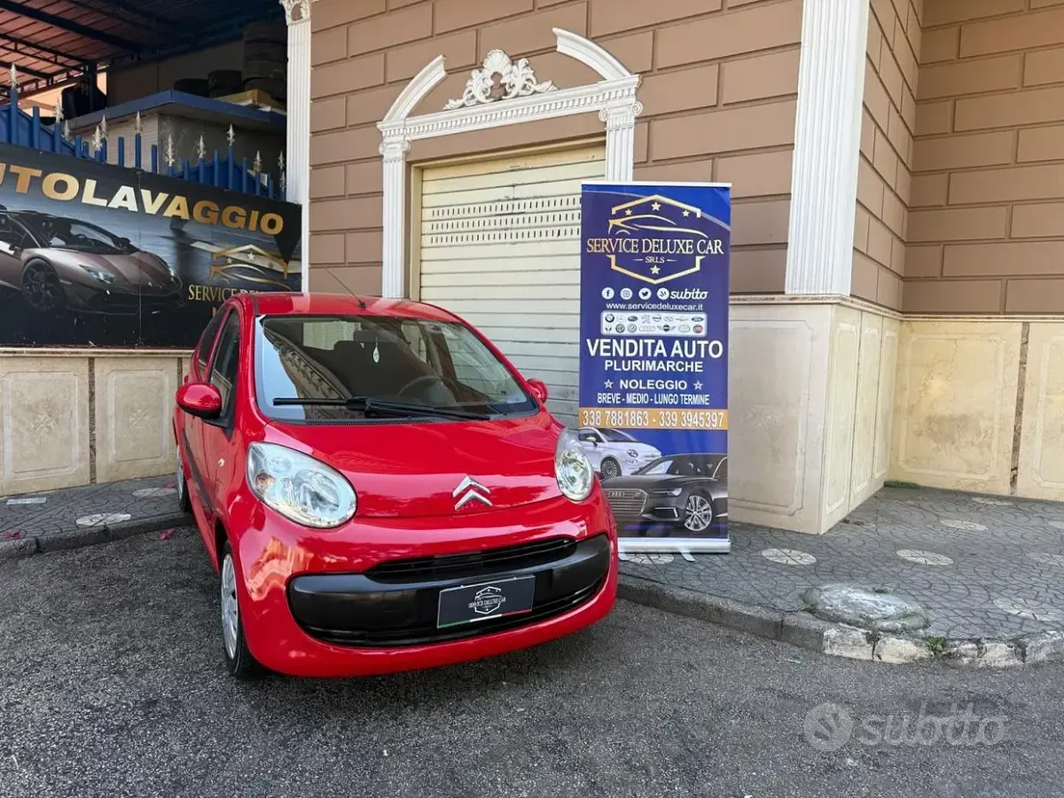Usata Citroën C1 68 CV (50 kW) 2007 Rosso Utilitaria