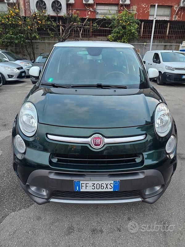 Usata Fiat 500L Trekking 95 CV (69 kW) 2016 Verde Monovolume