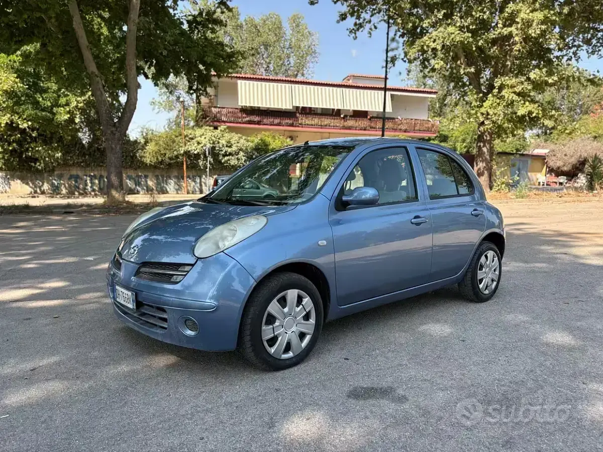 Usata Nissan Micra Acenta 80 CV (58 kW) 2007 Blu Berlina