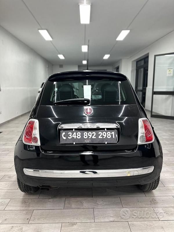 Usata Fiat 500 Lounge 69 CV (50 kW) 2008 Nero Utilitaria