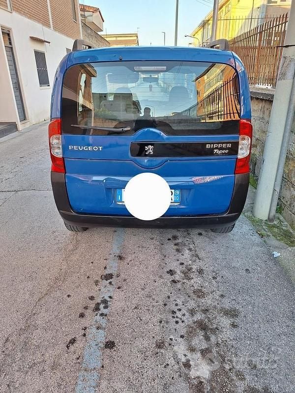 Usata Peugeot Bipper 75 CV (55 kW) 2010 Blu Monovolume