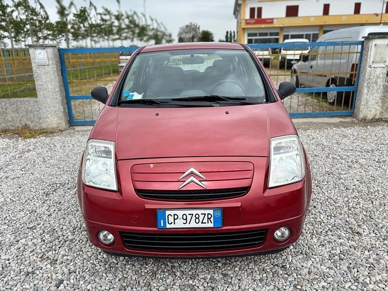 Usata Citroën C2 60 CV (44 kW) 2004 Rosso Utilitaria