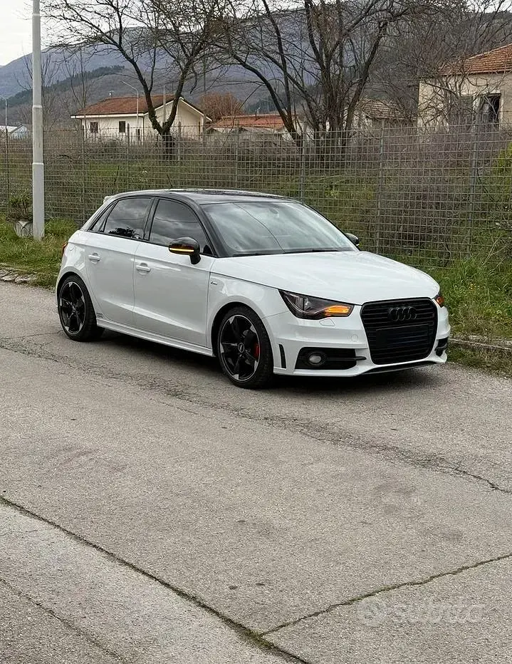 Usata Audi A1 S-Line 90 CV (66 kW) 2014 Bianco Utilitaria