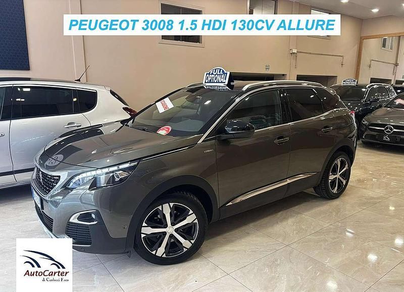 Usata Peugeot 3008 GT-line 131 CV (96 kW) 2018 Grigio SUV