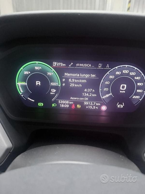 Usata Audi Q4 e-tron Advanced 69 kW (95 CV) 2022 Grigio SUV