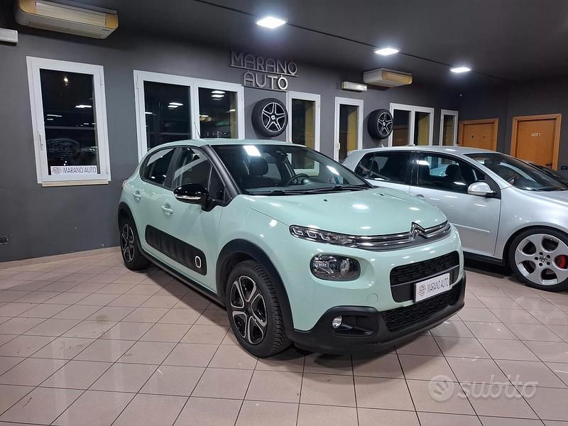 Usata Citroën C3 82 CV (60 kW) 2019 Blu Utilitaria