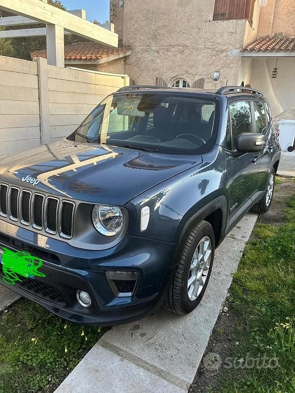 Usata Jeep Renegade Limited 120 CV (88 kW) 2020 Blu SUV