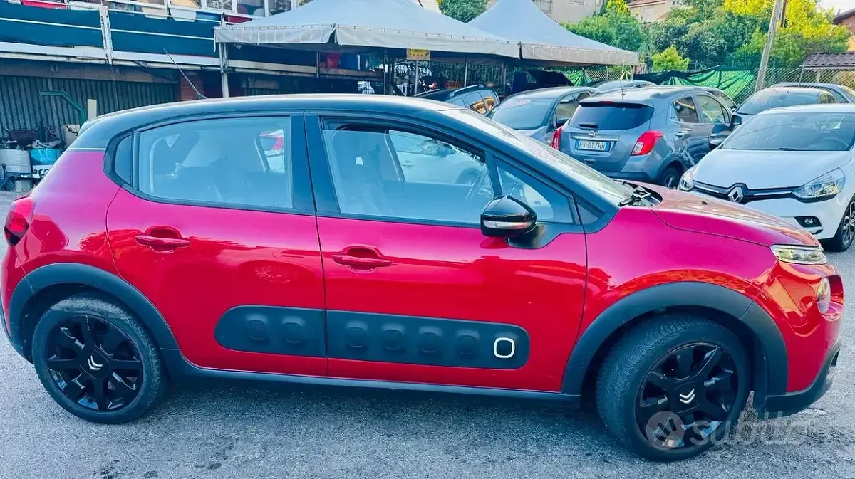 Usata Citroën C3 PureTech 83 CV (61 kW) 2018 Rosso Utilitaria