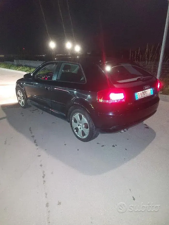 Usata Audi A3 140 CV (102 kW) 2003 Nero Utilitaria