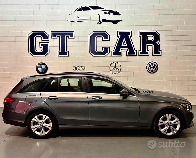 Usata Mercedes C200 Business 136 CV (100 kW) 2017 Grigio Station wagon