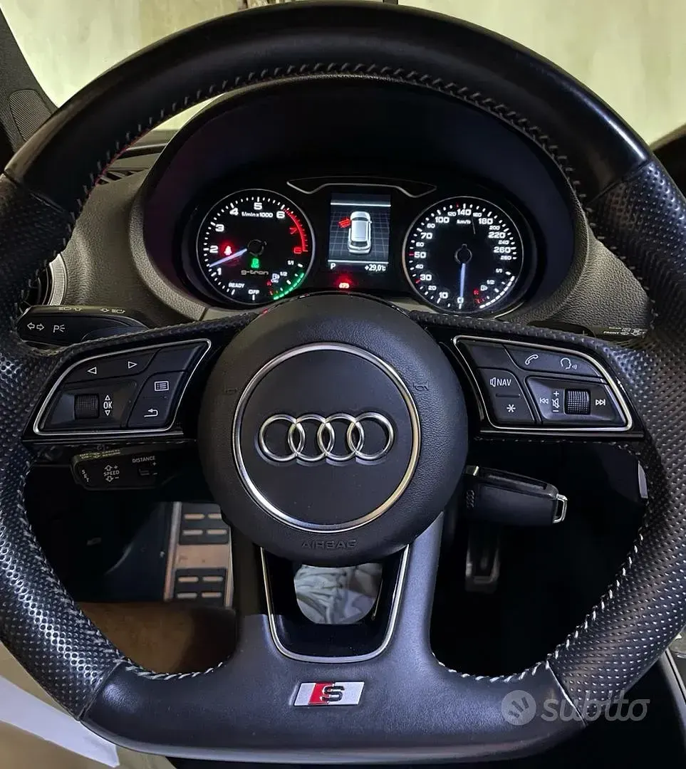 Usata Audi A3 S-Line 131 CV (96 kW) 2019 Nero Berlina