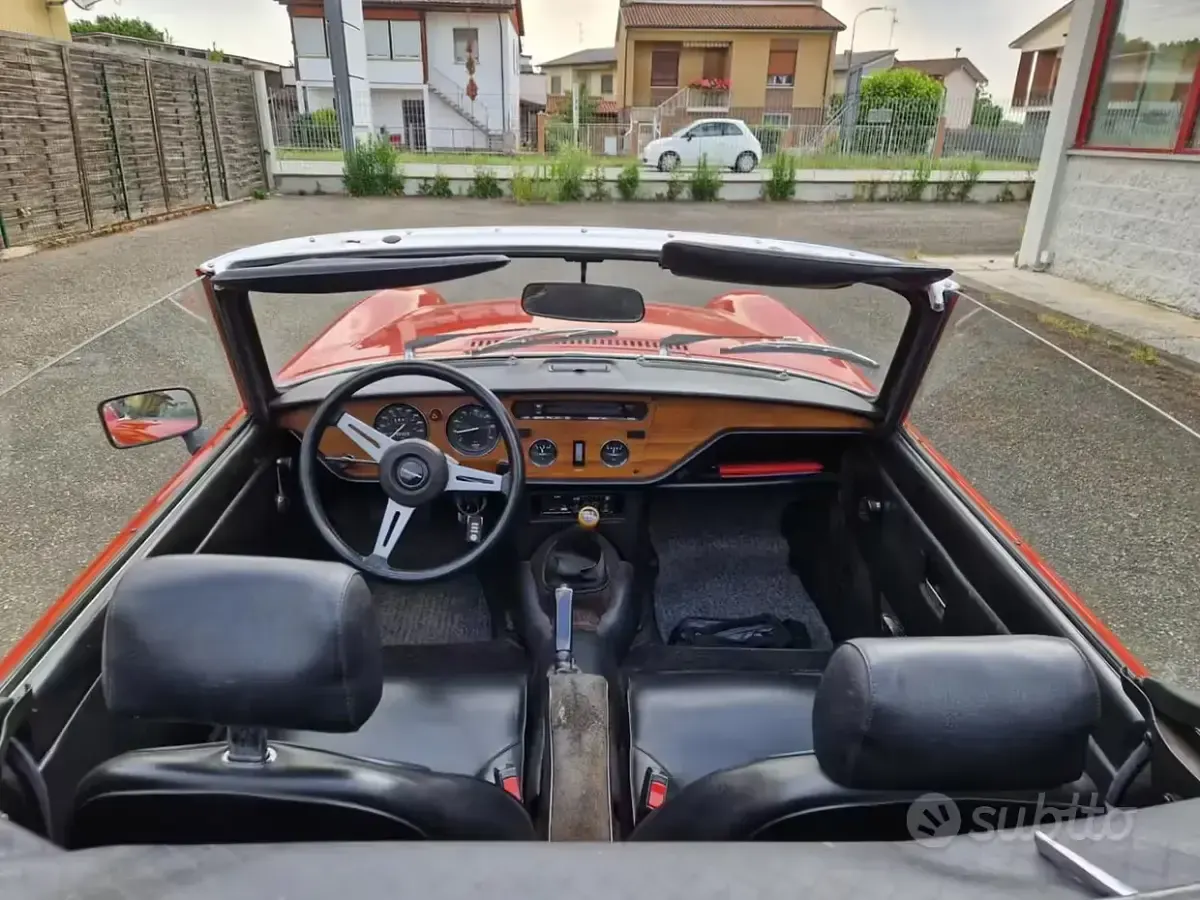 Usata Triumph Spitfire 1970 Rosso Cabrio