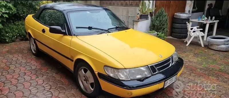 Usata Saab 900 Cabriolet 1997 Giallo Cabrio