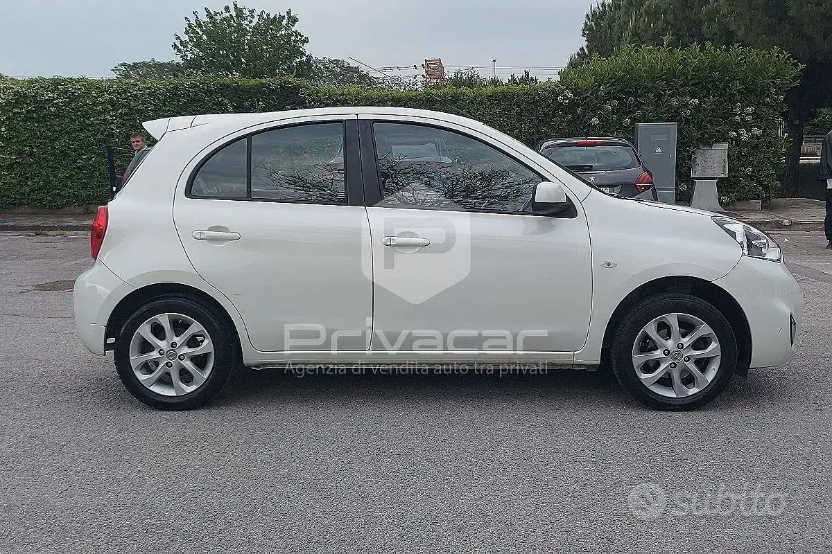 Usata Nissan Micra Acenta 80 CV (58 kW) 2016 Bianco Utilitaria