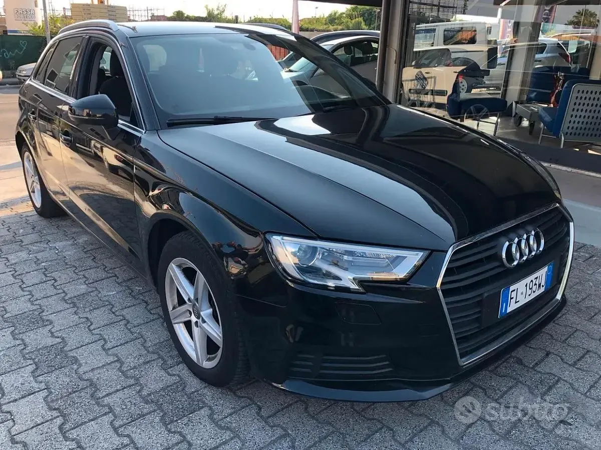 Usata Audi A3 116 CV (85 kW) 2017 Nero Berlina