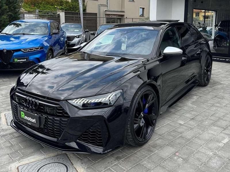 Usata Audi RS6 Ambiente 600 CV (441 kW) 2020 Nero Station wagon
