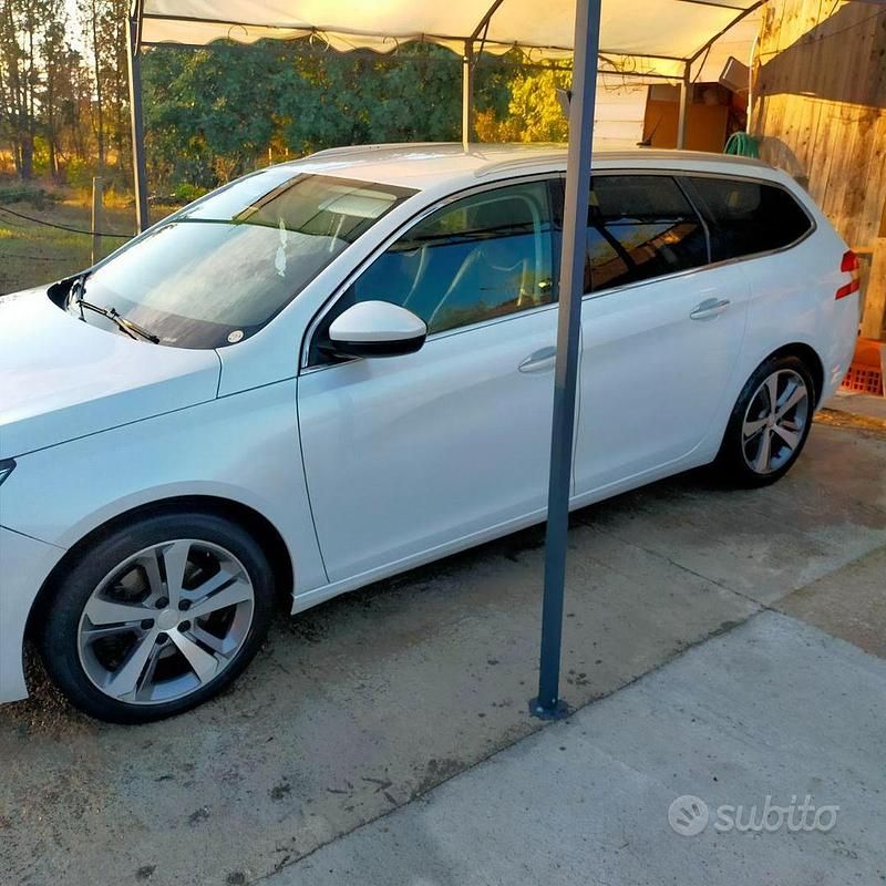 Usata Peugeot 308 150 CV (110 kW) 2015 Bianco Station wagon