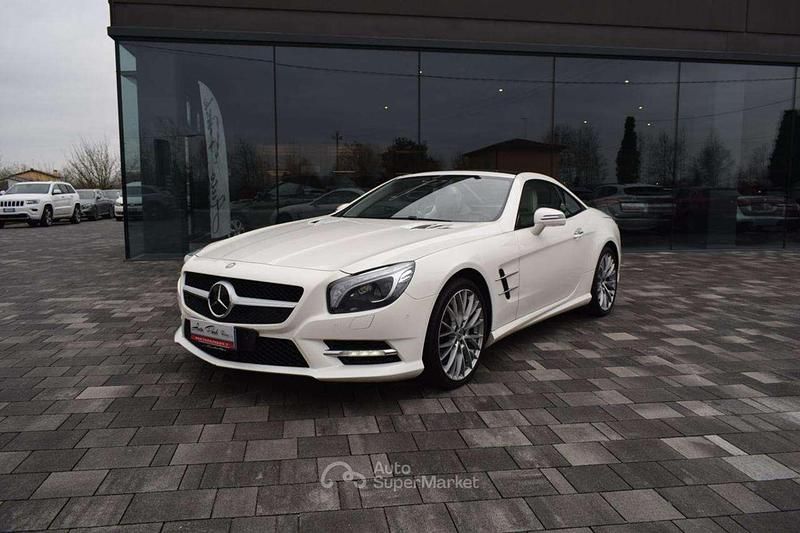 Usata Mercedes SL500 435 CV (319 kW) 2012 Bianco Cabrio