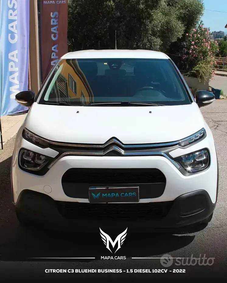 Usata Citroën C3 Business Class 102 CV (75 kW) 2022 Bianco Utilitaria