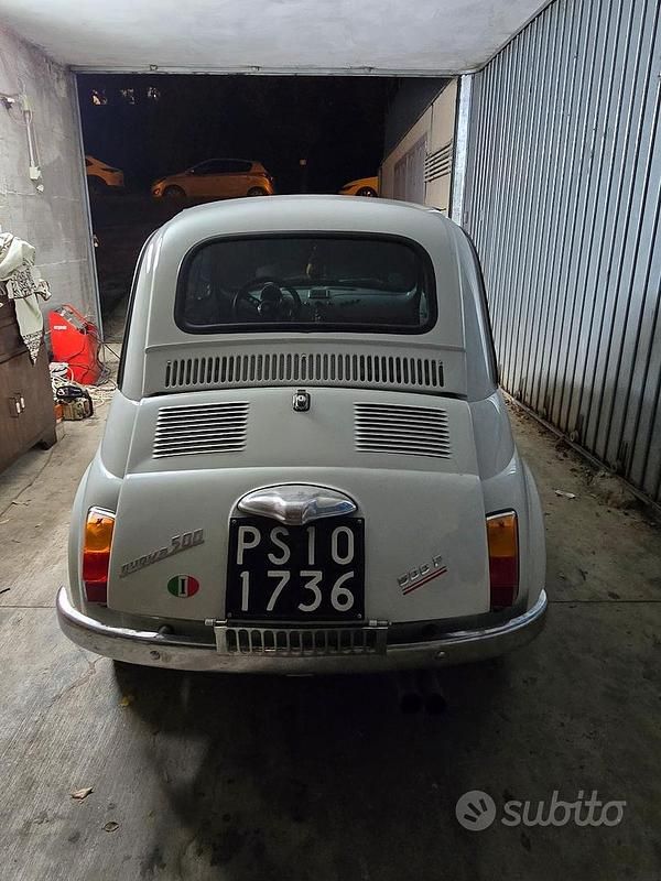 Usata Fiat 500 1960 Bianco Cabrio