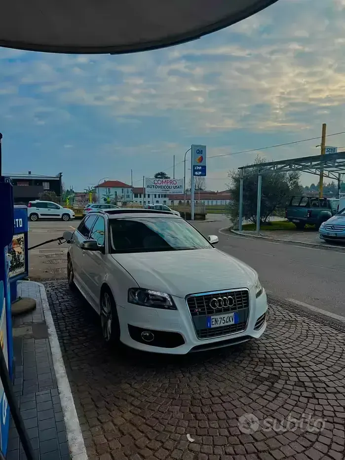 Usata Audi S3 Sportback 265 CV (194 kW) 2012 Bianco Utilitaria