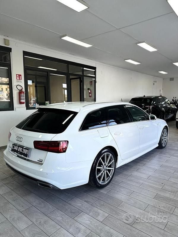 Usata Audi A6 S-Line 190 CV (139 kW) 2018 Bianco Station wagon