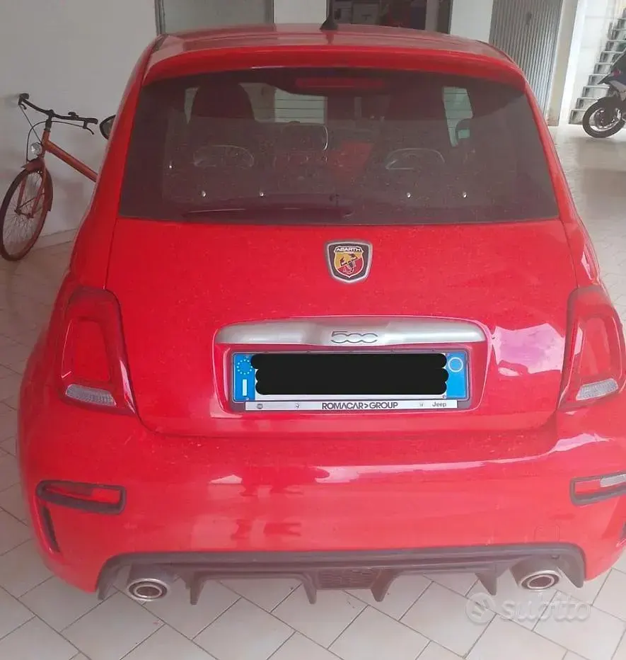 Usata Fiat 500 Abarth 135 CV (99 kW) 2019 Rosso Utilitaria