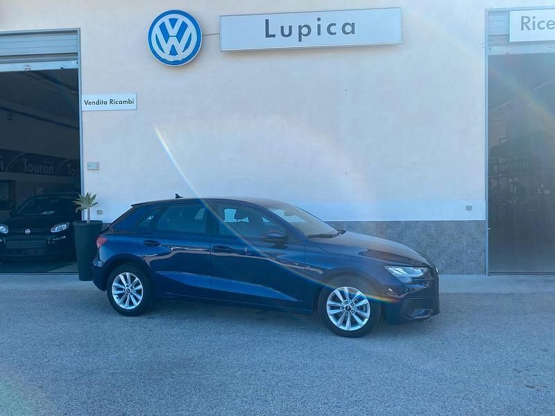 Usata Audi A3 115 CV (84 kW) 2021 Blu Berlina