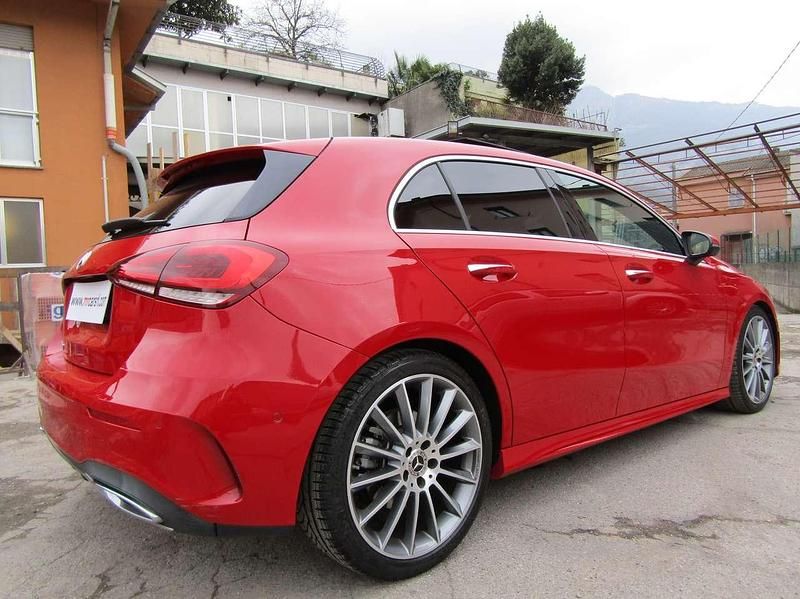 Usata Mercedes A200 AMG line 163 CV (119 kW) 2019 Rosso Berlina