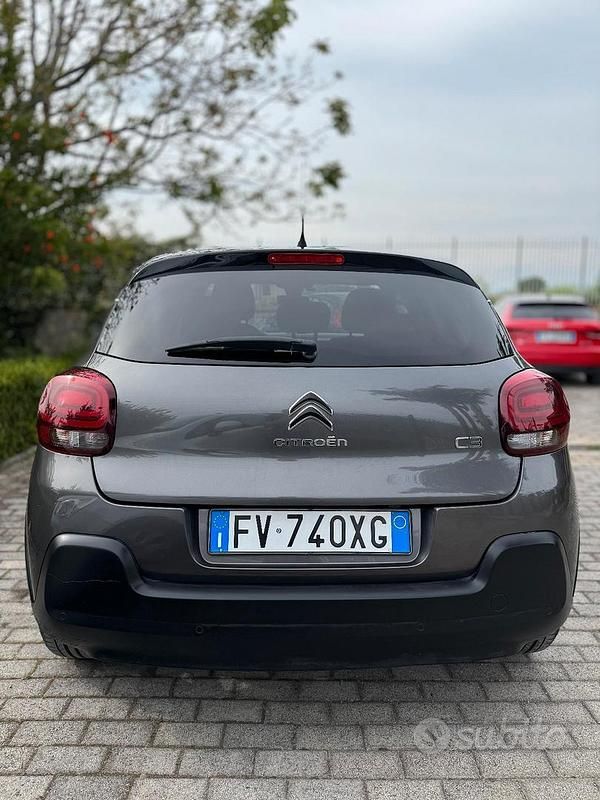 Usata Citroën C3 PureTech 82 CV (60 kW) 2019 Grigio Utilitaria